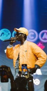 Blaqbonze on the stage