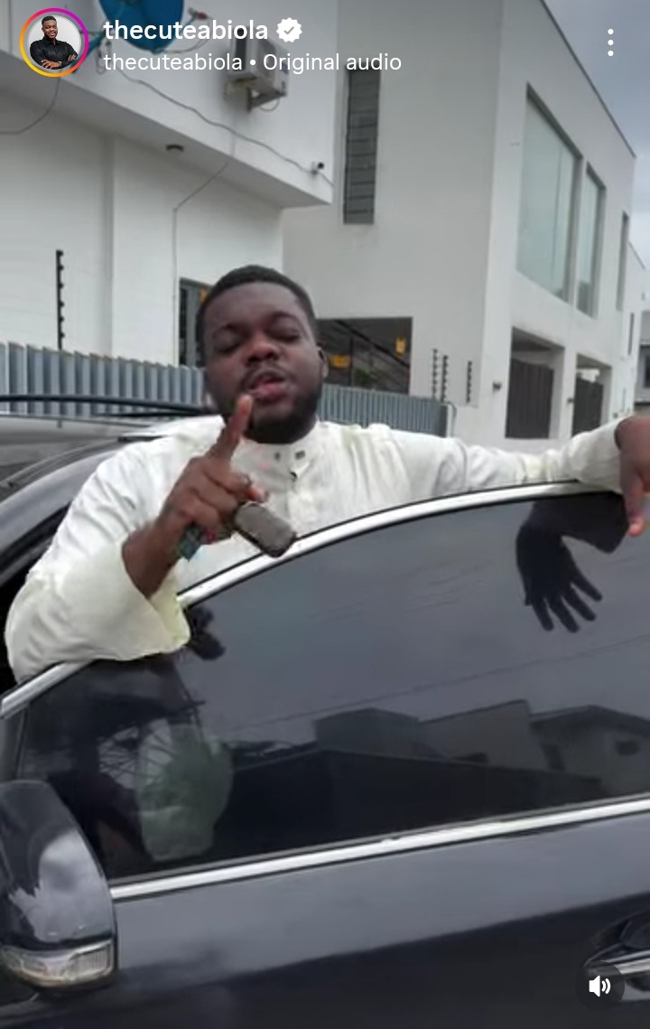 The Cute Abiola Drops Hilarious Message for Car Owners Ahead of MML Show Premiere