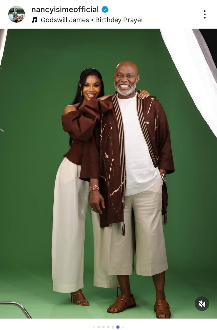 Nancy Isime Celebrates RMD’s Birthday in Style with Matching Outfits