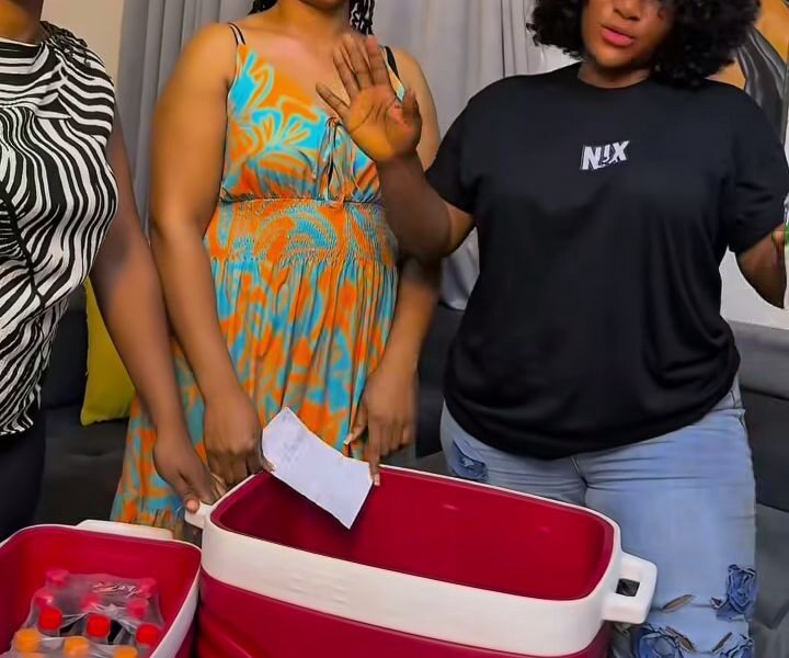 Fan Surprises Destiny Etiko with Assorted Meals on Movie Set